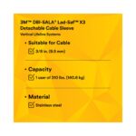 3M™ DBI-SALA® Lad-Saf™ X3 Detachable Cable Sleeve, 9.5 mm | 6160054