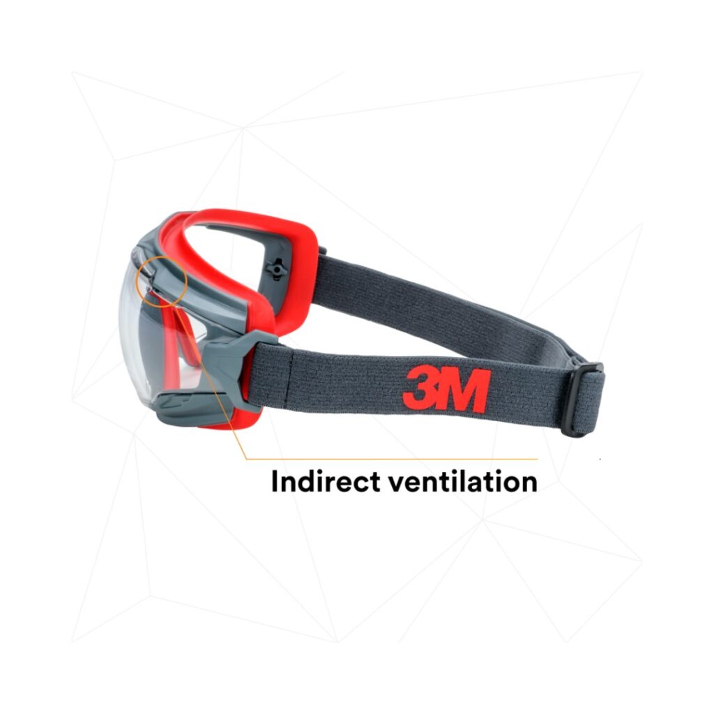 3M™ GoggleGear™ 500 Series GG501SGAF, Clear Scotchgard™ Anti-fog lens (pair) - Image 10