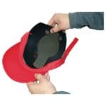 Bump Cap / Create-a-Cap Insert, Black, with foam pad, ERB Safety 19402