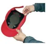 Bump Cap / Create-a-Cap Insert, Black, with foam pad, ERB Safety 19402