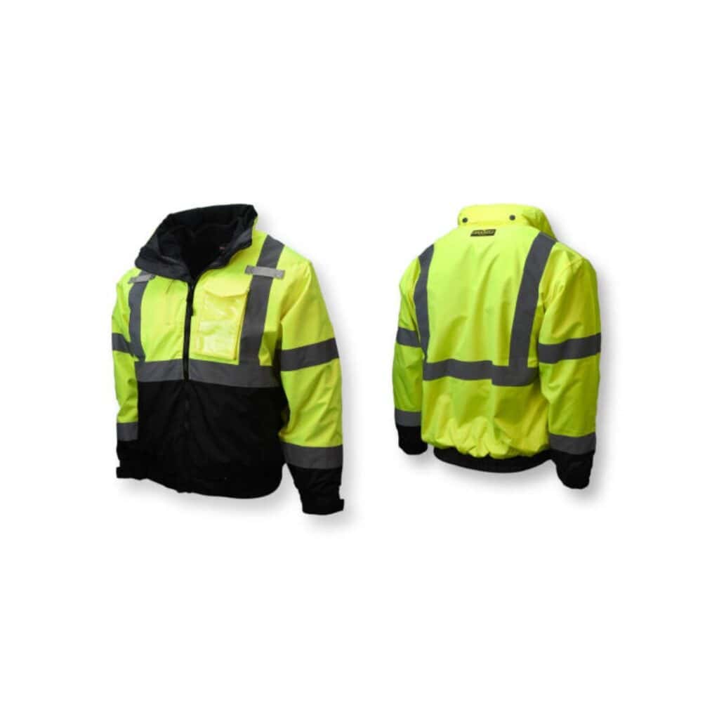Radians SJ210B Three-in-One Deluxe High Visibility Bomber Jacket - Image 4