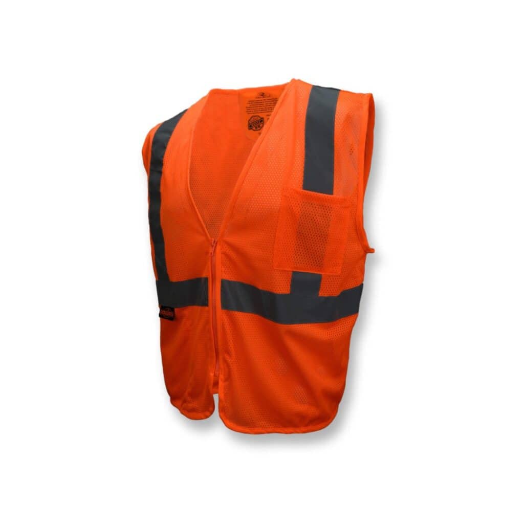Radians SV25 Economy Class 2 Self-Extinguishing Safety Vest with Zipper - Image 2