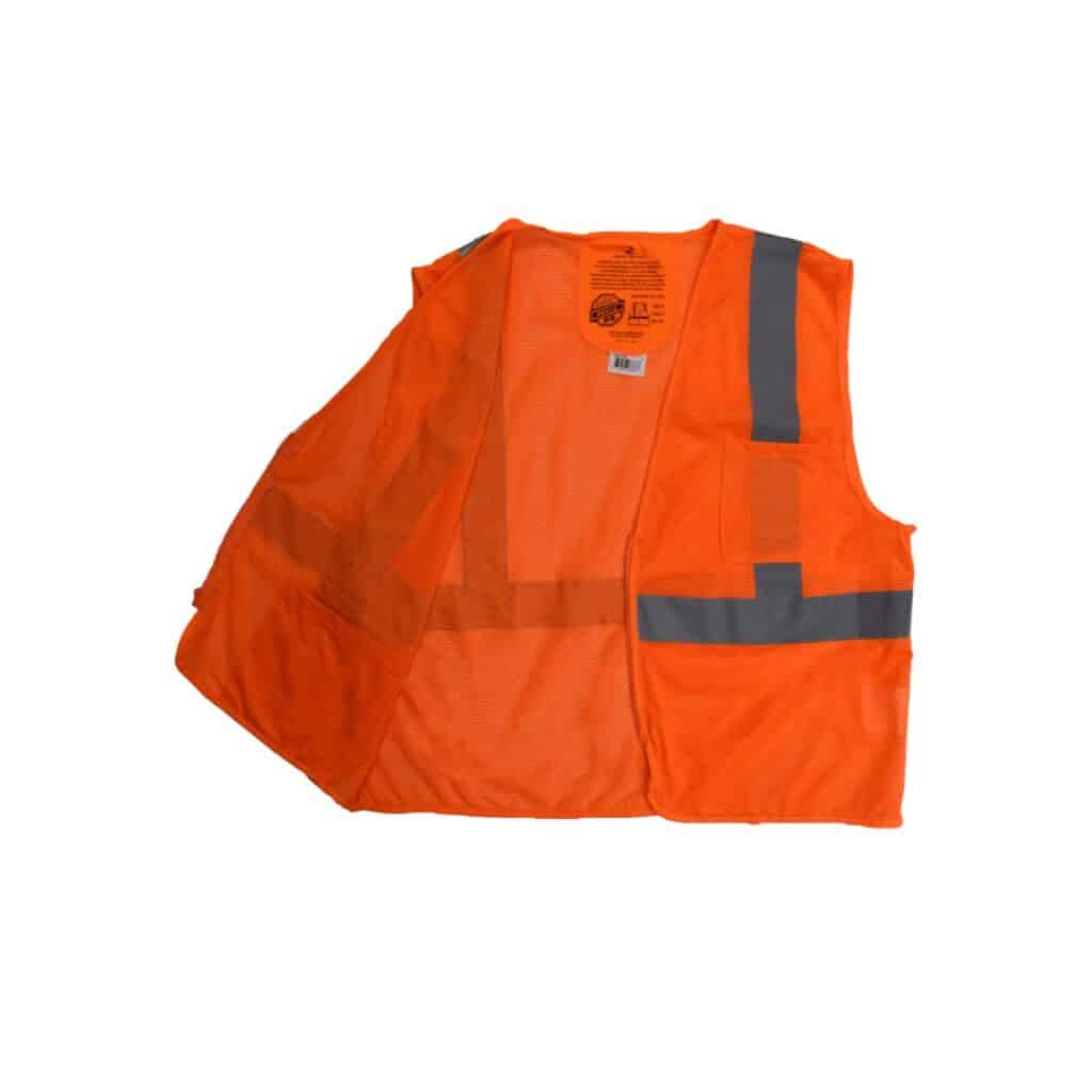 Radians SV25 Economy Class 2 Self-Extinguishing Safety Vest with Zipper - Image 3
