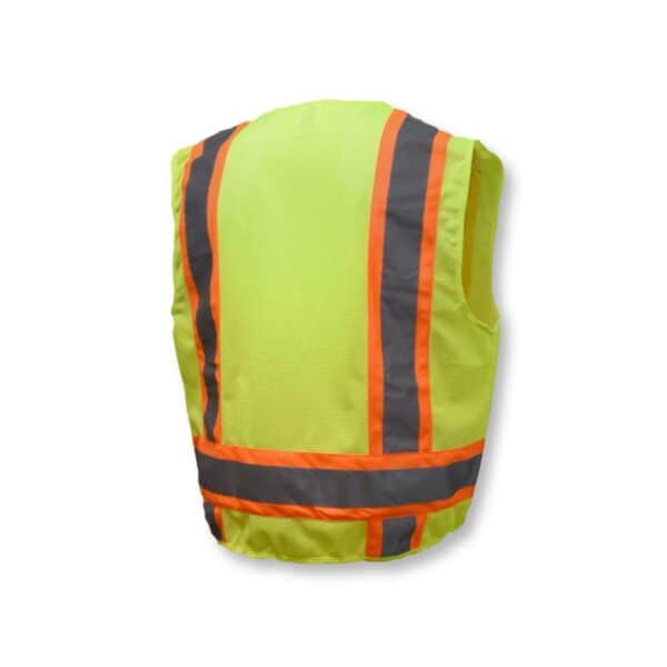 Radians SV6 Two Tone Surveyor Type R Class 2 Solid/Mesh Safety Vest | SV6-2ZGM - Image 3