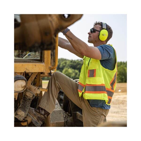 Radians SV6 Two Tone Surveyor Type R Class 2 Solid/Mesh Safety Vest | SV6-2ZGM - Image 10