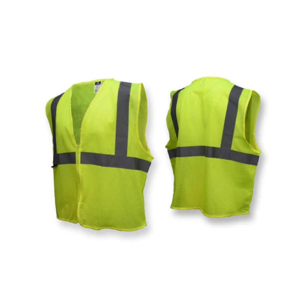 Radians SV25 Economy Class 2 Self-Extinguishing Safety Vest with Zipper - Image 8