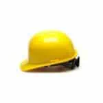 Pyramex SL Series Cap Style Hard Hat, 4-Point Ratchet Suspension, Yellow, HP14130