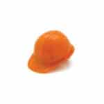 Pyramex SL Series Cap Style Hard Hat, 4-Point Ratchet Suspension, Orange, HP14140