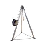 3M™ DBI-SALA® Confined Space Aluminum Tripod with Winch, 9 ft Tripod, 60 ft Stainless Steel Cable