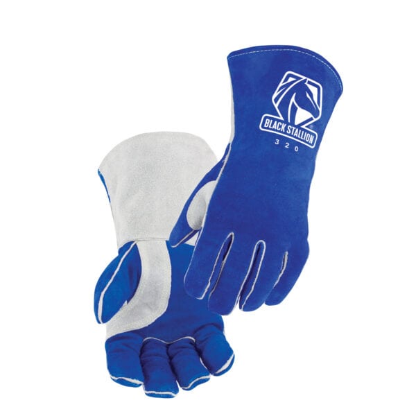 Black Stallion Side Split Cowhide Stick Glove with CushionCore™ Liner | 12 Pack | 320