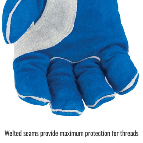 Black Stallion Side Split Cowhide Stick Glove with CushionCore™ Liner | 12 Pack | 320 - Image 5