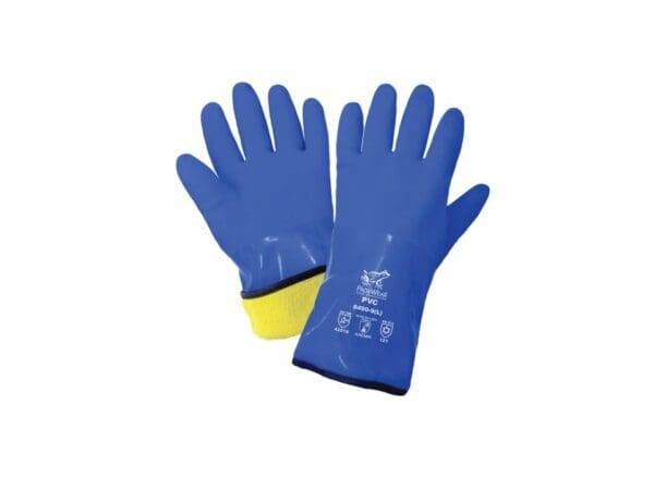FrogWear® Cold Protection Premium Waterproof Triple-Coated PVC Chemical Handling Gloves | 8490