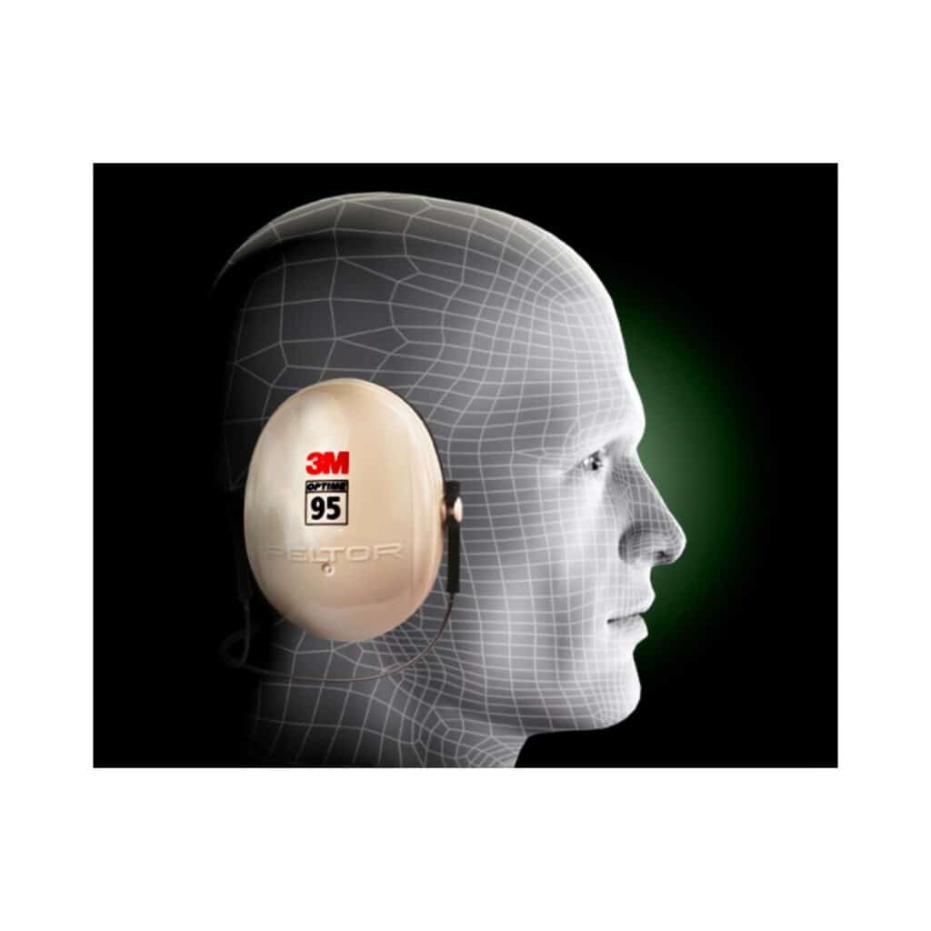 3M™ PELTOR™ Optime™ 95 Earmuffs H6B/V, Behind-the-Head (Pair) - Image 4