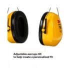 3M™ PELTOR™ Optime™ 98 Earmuffs H9A, Over-the-Head (Pair)