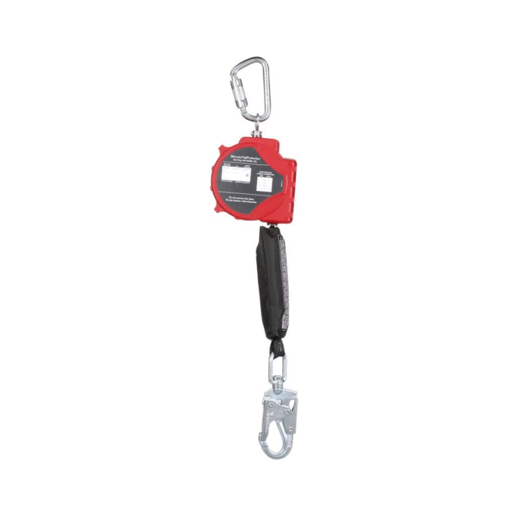 3m protecta self retracting lifeline with carabiner 3100516 web swivel snap hook asd