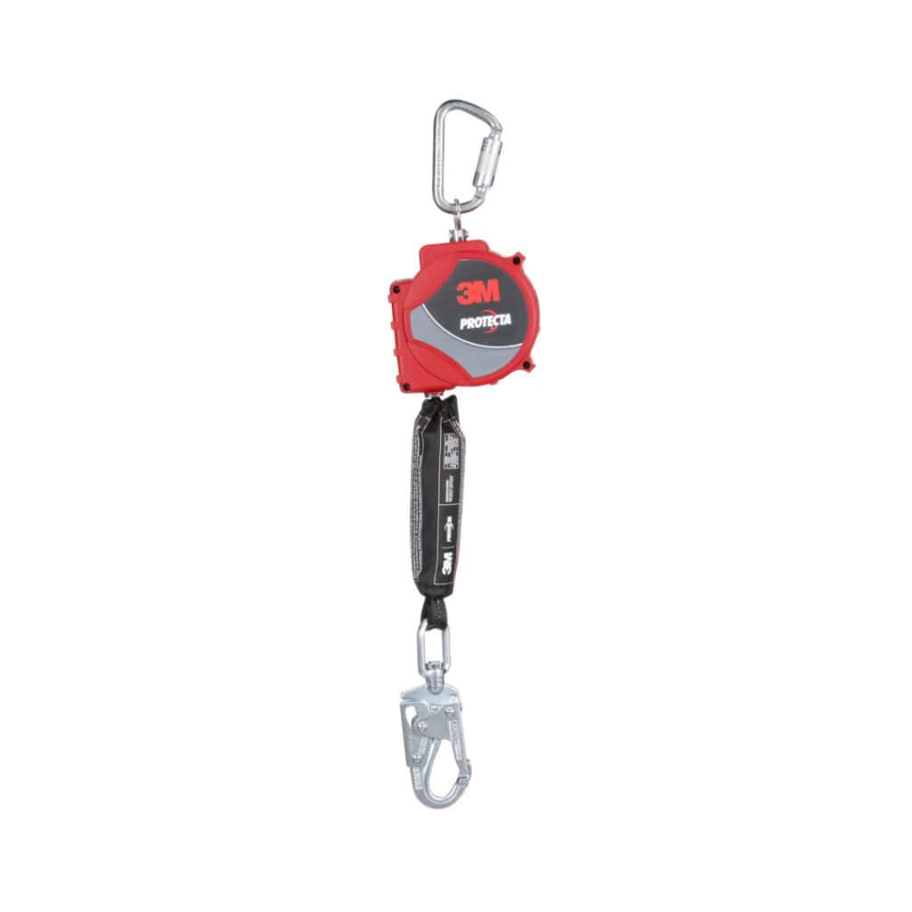 3m protecta self retracting lifeline with carabiner 3100516 web swivel snap hook asd