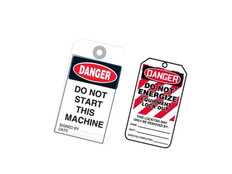 Laminated Lockout Tagout Signs - Accurate Safety Distributors