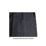 9 oz. Flame-Resistant Cotton Welding Jacket, Black - FBK9-30C