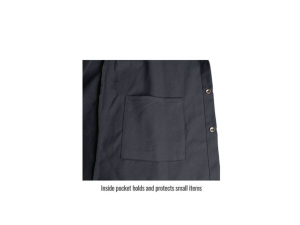 9 oz. Flame-Resistant Cotton Welding Jacket by Black Stallion, Black - FBK9-30C - Image 2