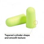 3M™ E-A-Rsoft™ Yellow Neons™ Uncorded Earplugs | 312-1251 | Size Large | 200 pair/box