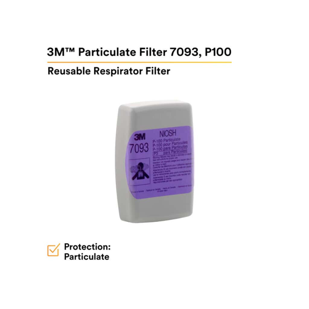 3m particulate filter 7093 p100 asd