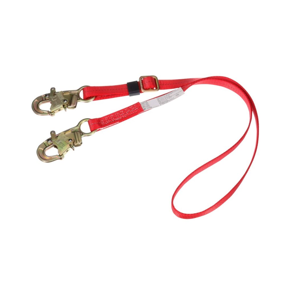 3M™ Protecta® Adjustable Webbing Position Lanyard 1385301, 0.75 IN Hooks, 1.8 M - Image 2