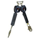 3M™ DBI-SALA® Nano-Lok™ Personal Twin-Leg Self Retracting Lifeline, Web Steel Snap Hook, 3100550, 6 ft., Class 1, ANSI
