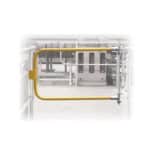 Omega safety gate