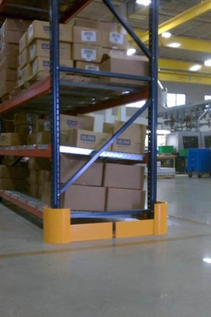 Warehouse pallet rack shield gallery2