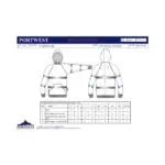 B304YER Portwest sizing asd
