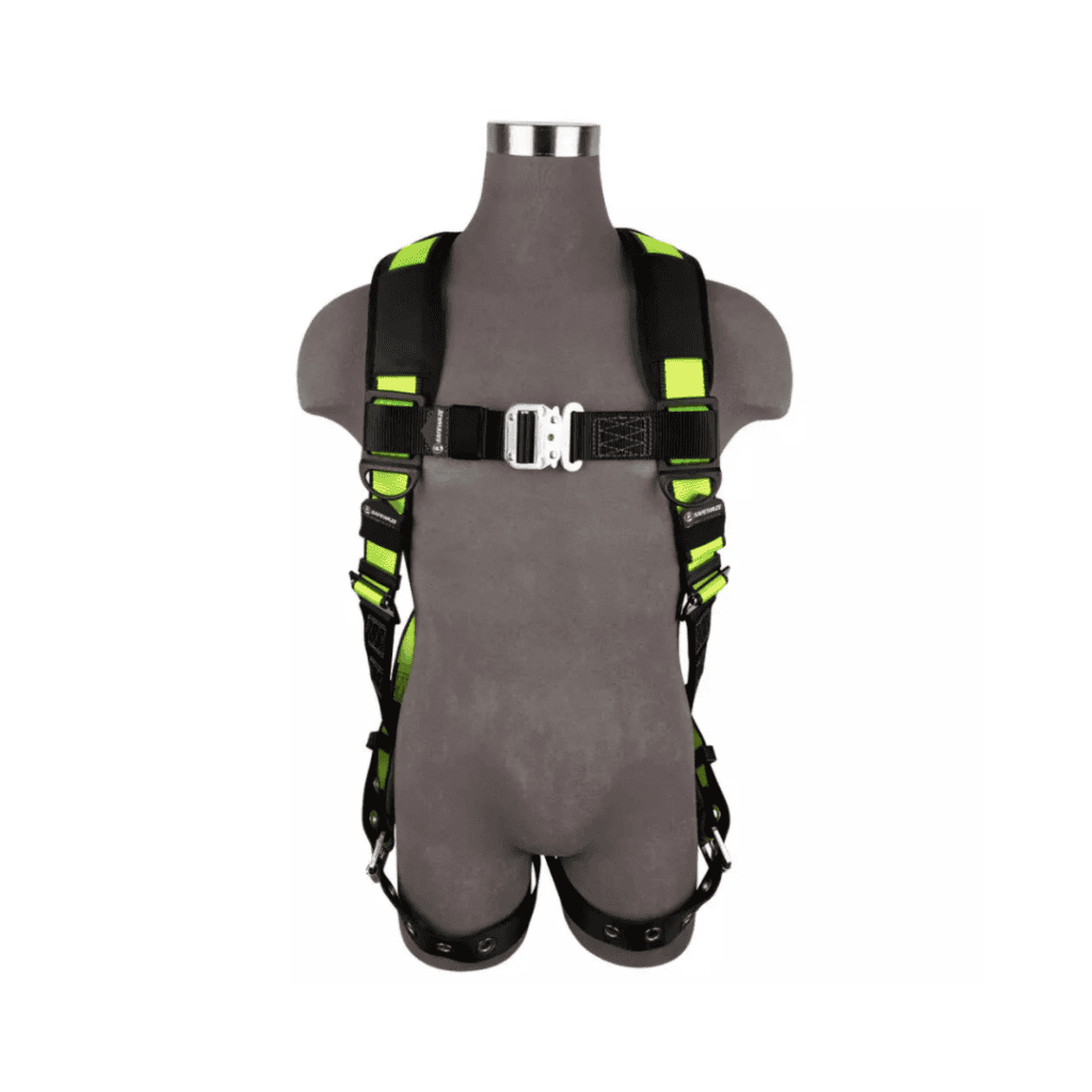 Safewaze FS185 QC PRO Full Body Harness 1D QC Chest TB Legs A asd