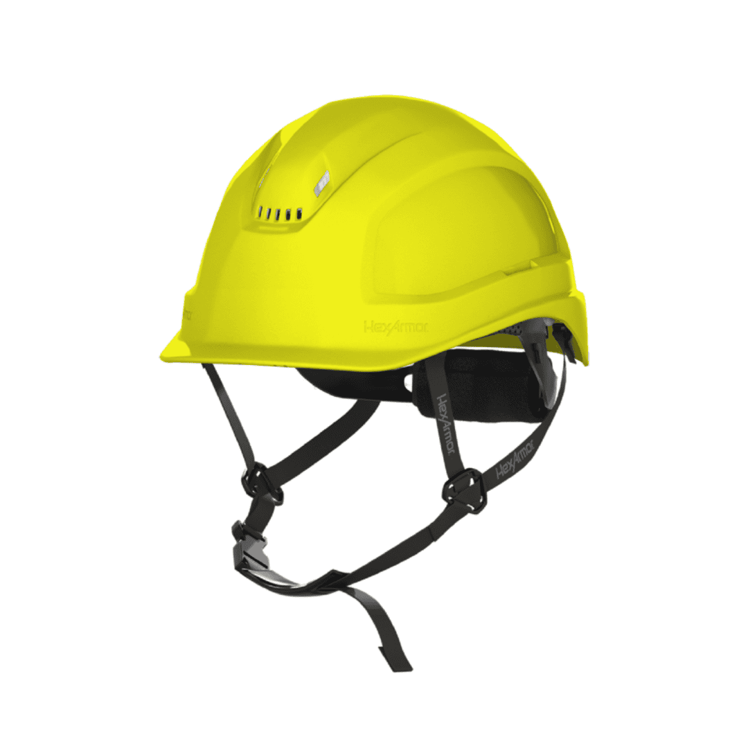 HexArmor Ceros XP450A Safety Helmet hi vis yellow