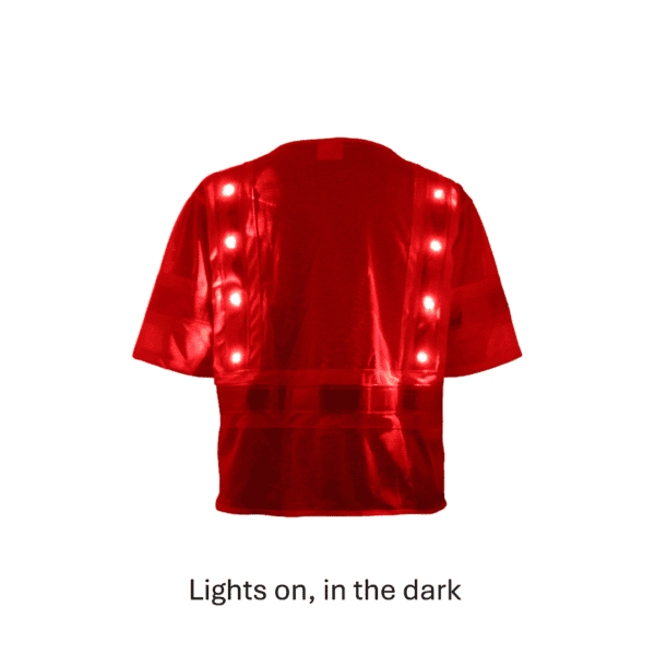 Frogwear GLO 12LED back on dark ASD