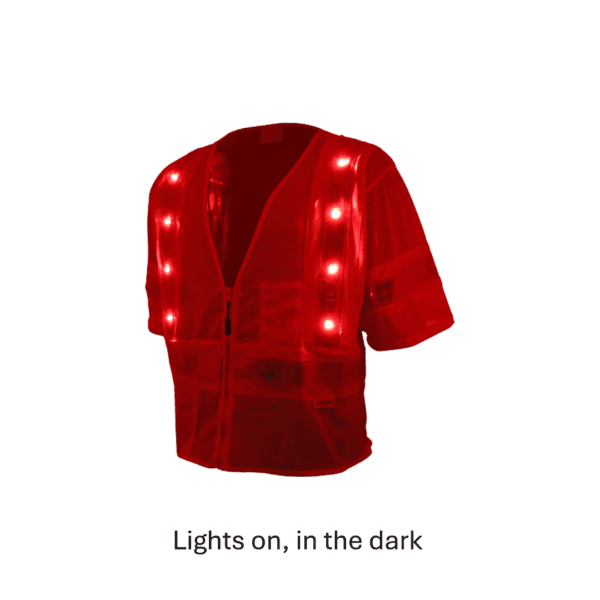 Frogwear GLO 12LED sideL on dark ASD