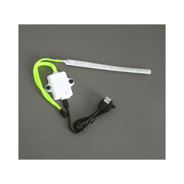 Nite beams LED zip up vest battery pack close asd