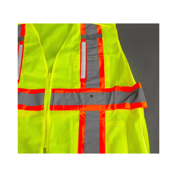 Nite beams LED zip up vest button asd