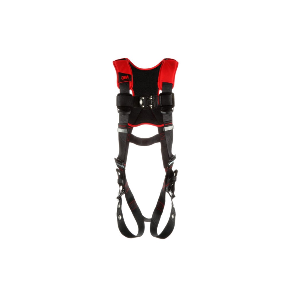 3m protecta comfort vest harness tongue buckle leg quick connect chest