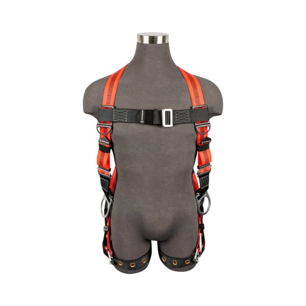 Safewaze FS99285 E V V Line Full Body Harness Universal 3D MB Chest TB Legs 3 asd