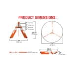 Nite Beams Firstgard folding cone asd
