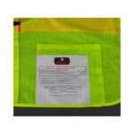 Nite beams Safety Vest Canadian Style inside pocket asd
