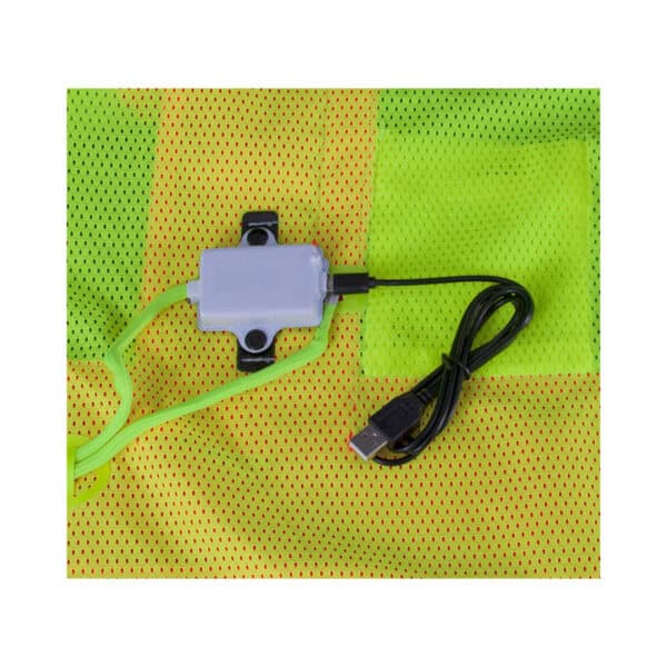 Nite beams Safety Vest Canadian Style usb battery asd